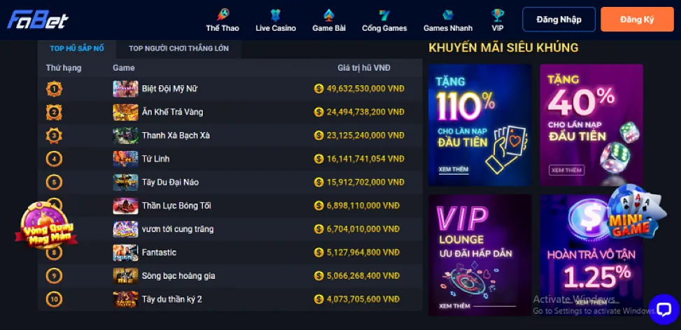 Vòng Quay Miễn Phí Máy Đánh Bạc